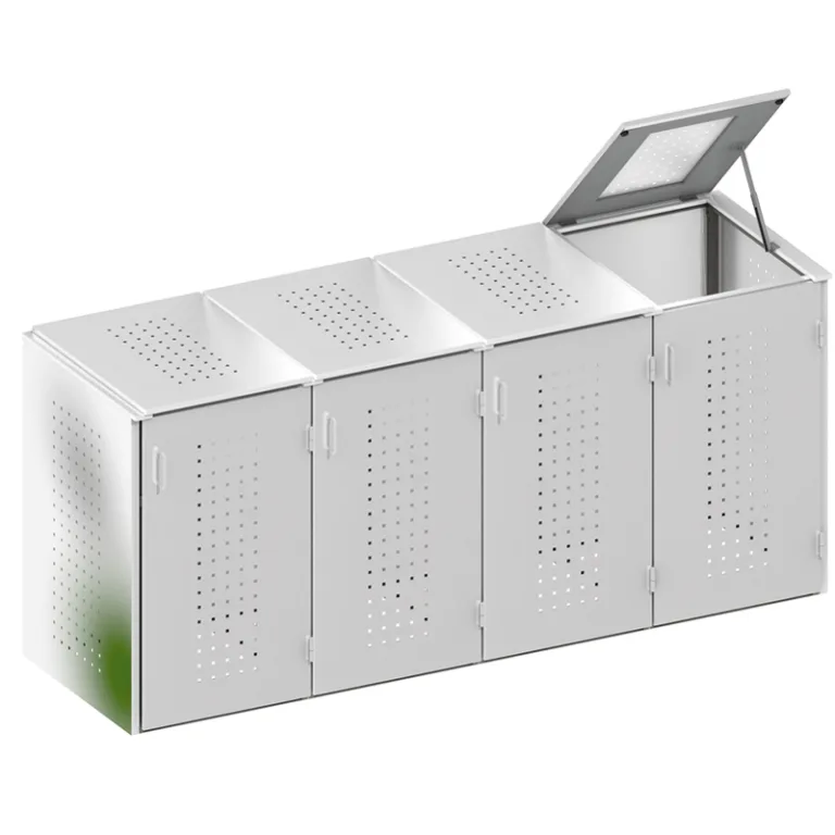 Vuilnisbakberging - inox