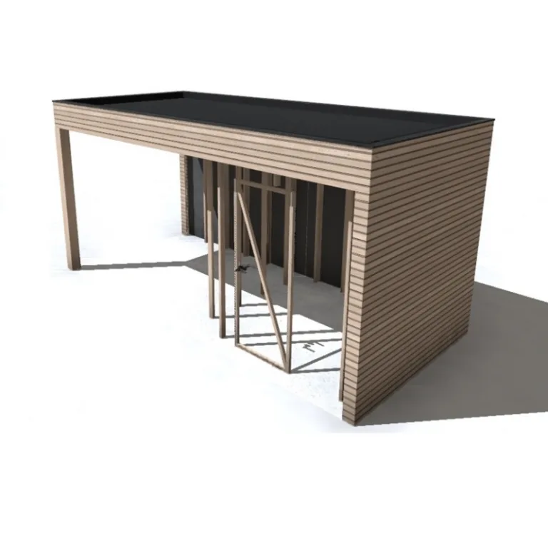 Gebinte met overkapping - 6 x 3 m