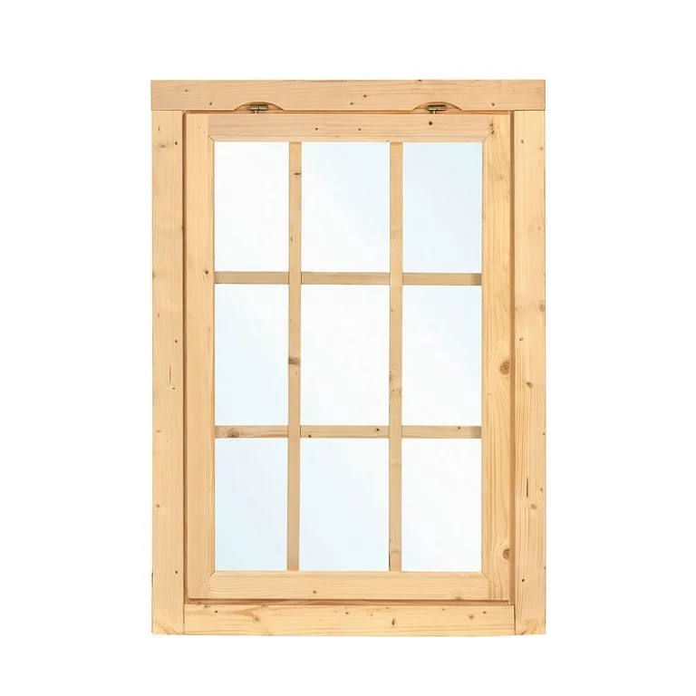 Uitzetraam W1 Vuren - 77 x 112 cm