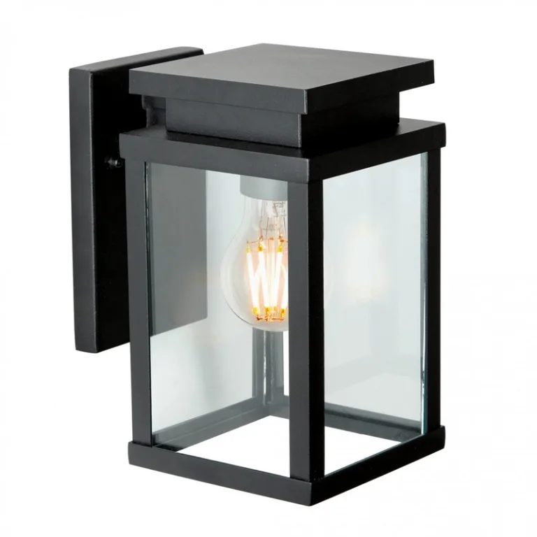 Wandverlichting Jersey - Zwart