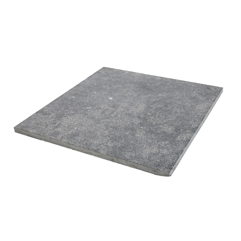 Belgische blauwsteen terrastegel - Gevlamd - 40 x 40 cm