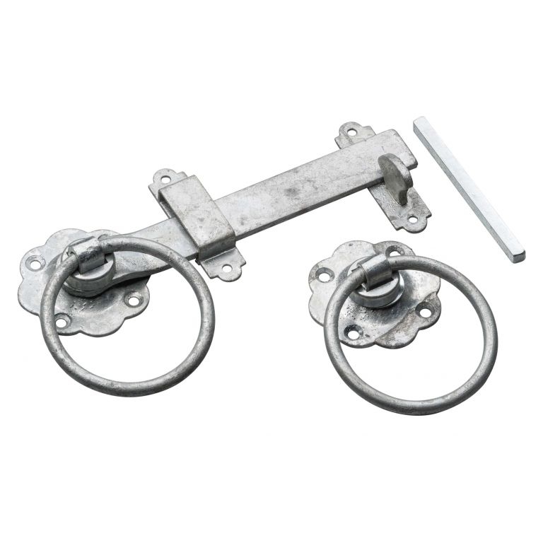 Beslagset verzinkt voor tuindeur