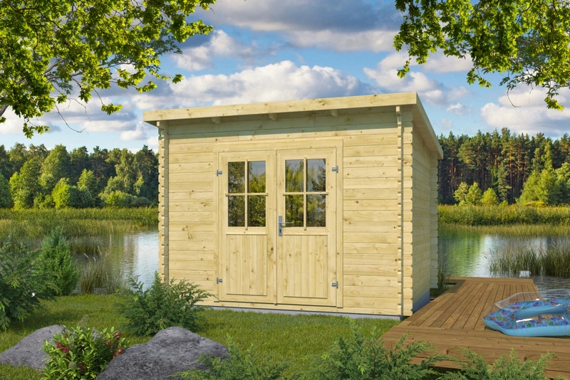 Vuren blokhut 'Reus' - 2,9 x 2,9