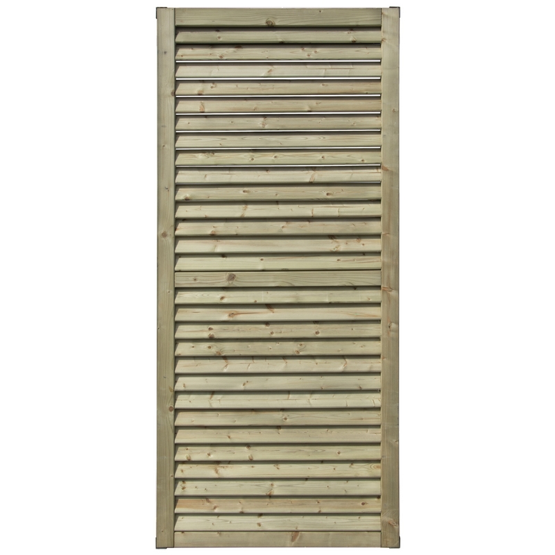 Grenen Lamellenscherm - 'Jalousie'