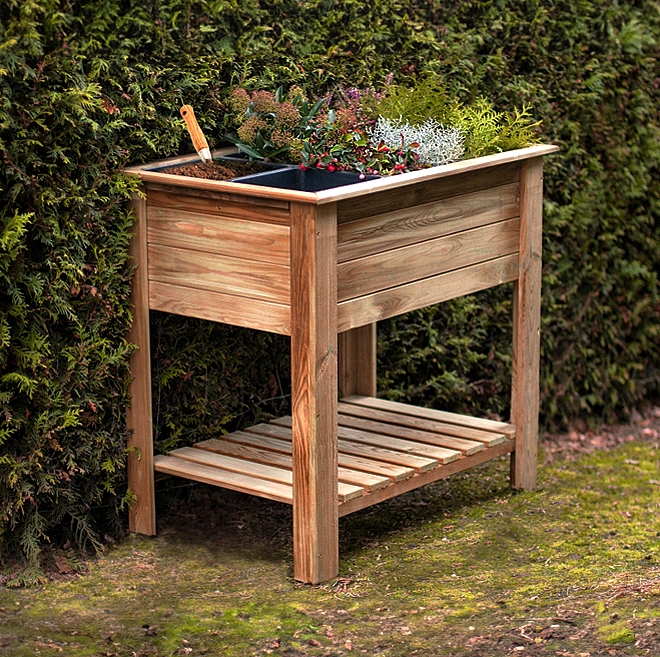 Grenen moestuintafel