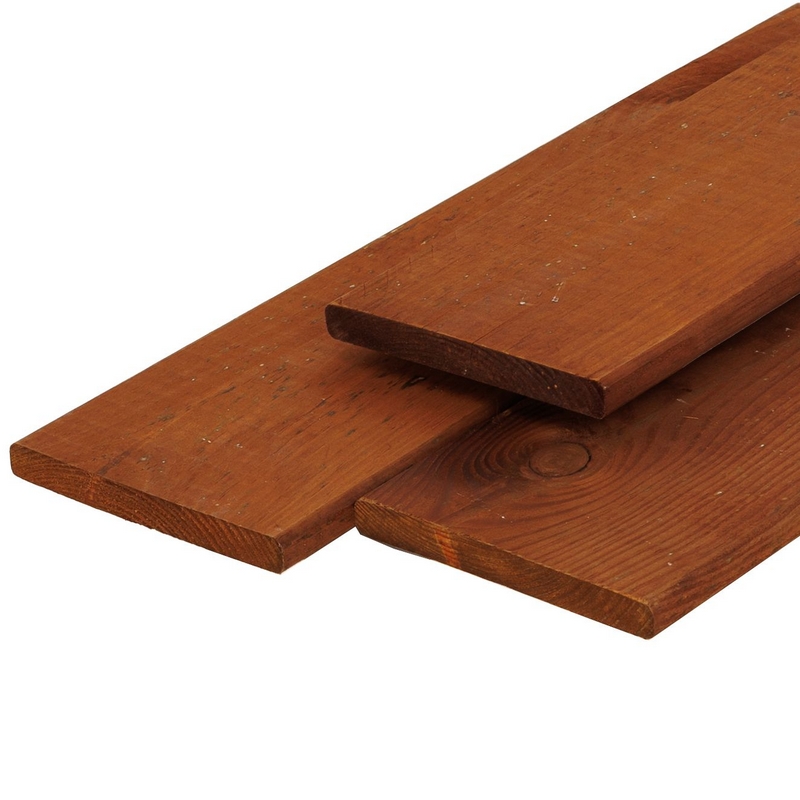 Grenen plank - bruin geïmpregneerd