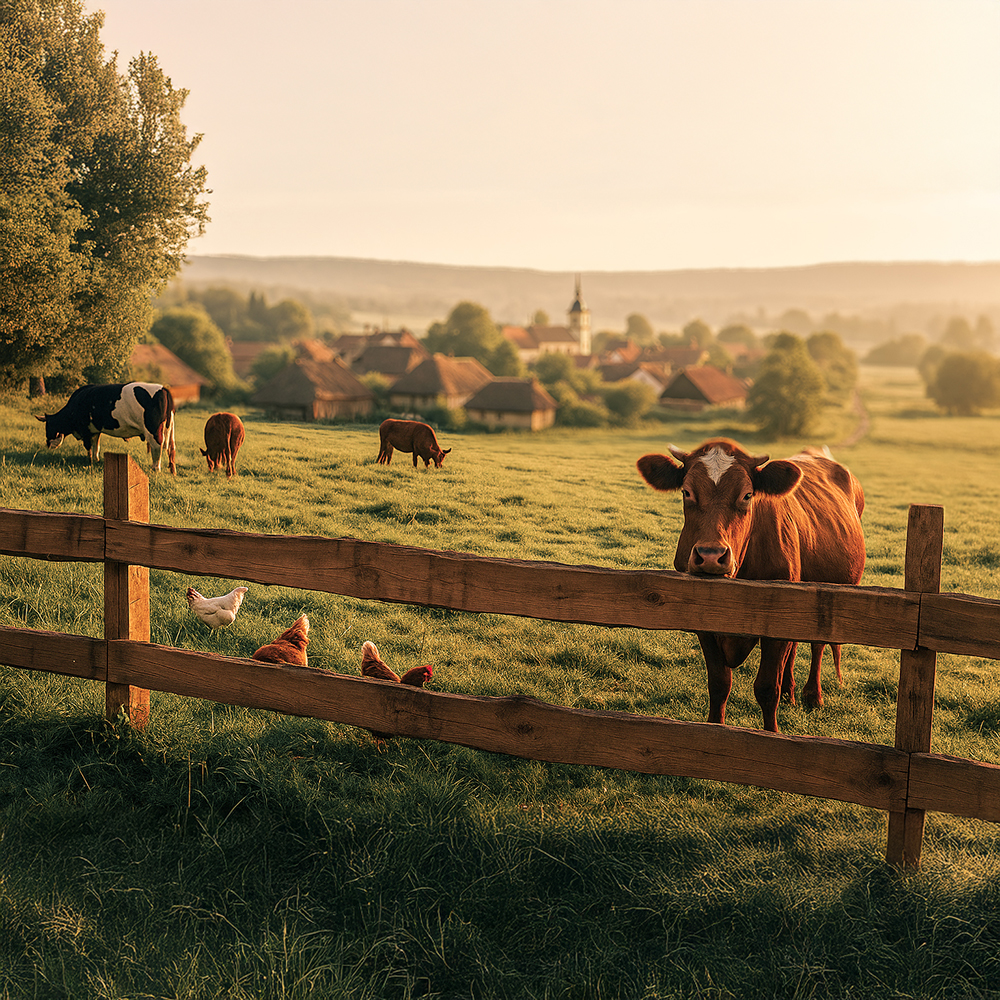 Robinia paardenomheining ‘Platteland’
