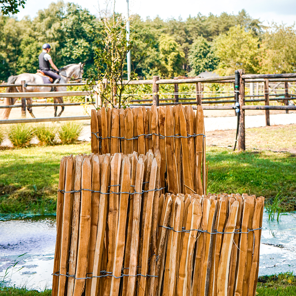 Robinia schapenomheining - 80 cm hoog - gekloven
