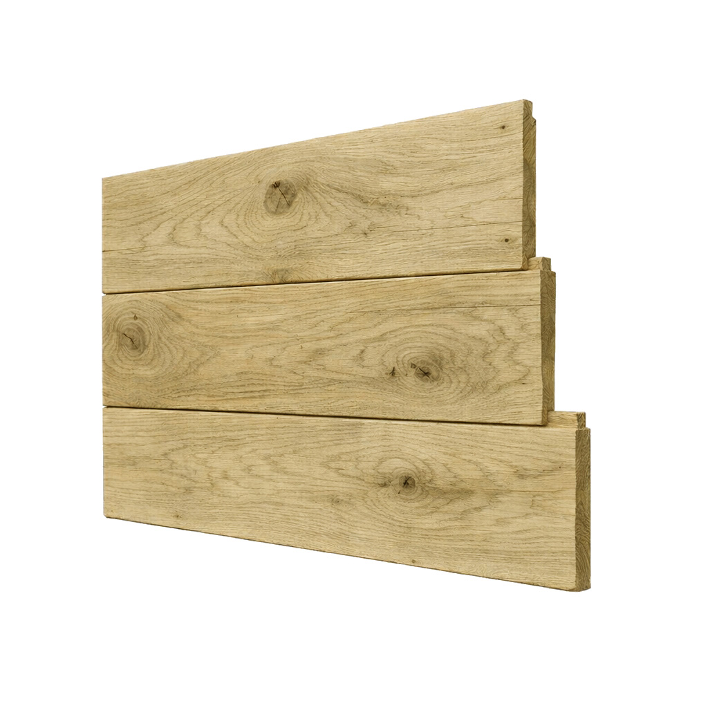 Eiken planchet - 1,5 x 15 cm