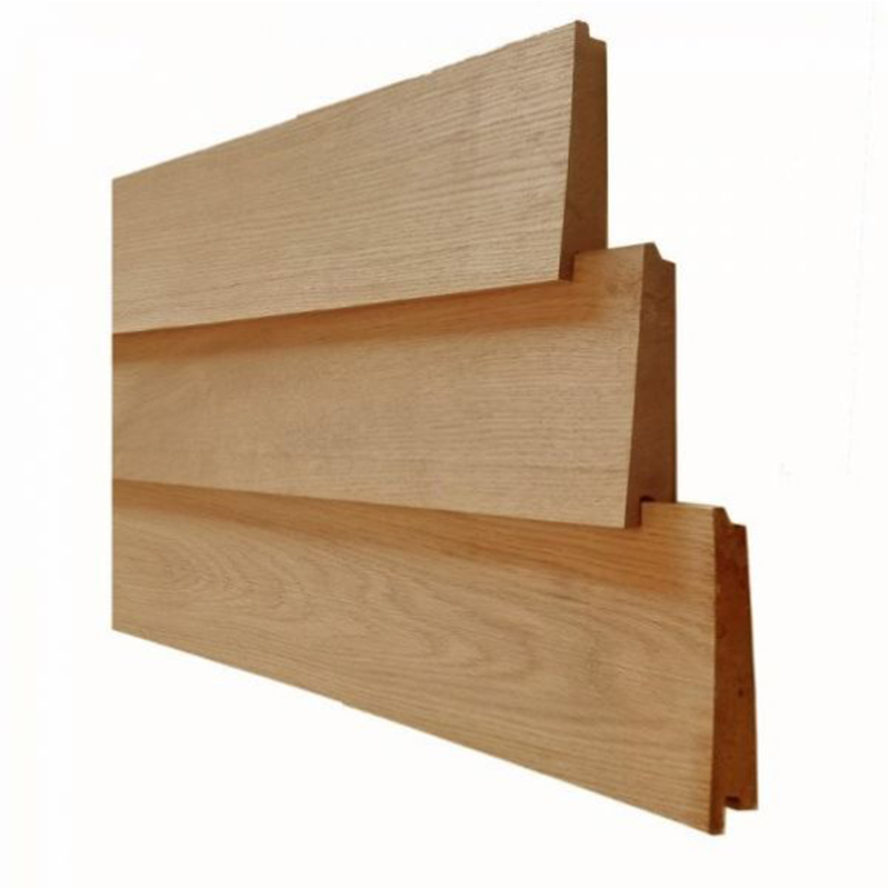 Eiken siding - 15 cm breed - Tandgroef!