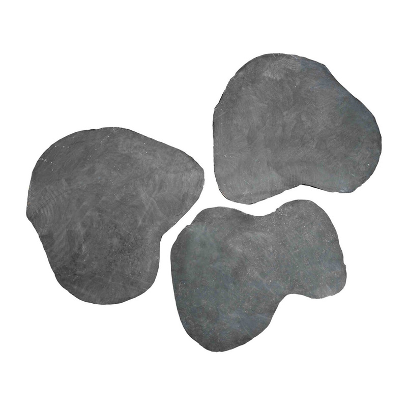 Leisteen Desert Black flagstones - Geschuurd