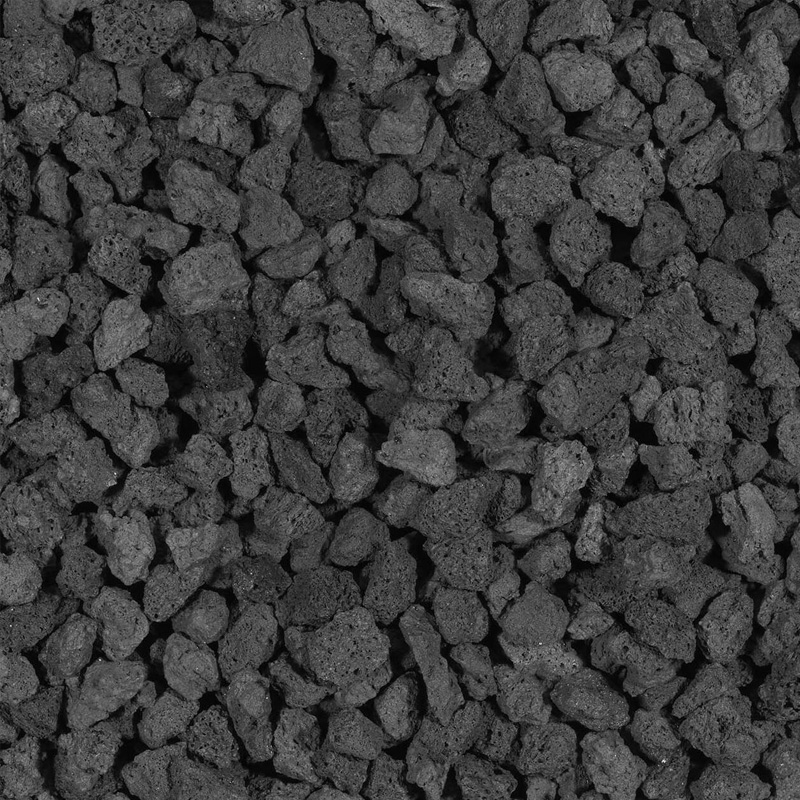 Lavasteen Black Tobacco - 7-15 mm