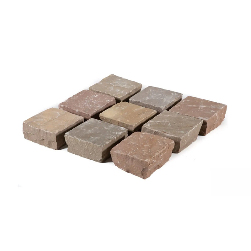 Kandla Multicolor platines - Gekloven - 10 x 10 cm