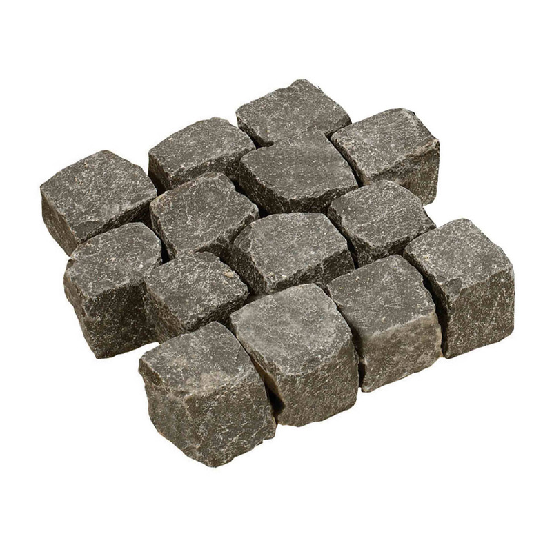 Vietnamese basalt kassei - 10 x 10 cm
