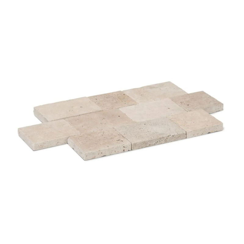 Travertin platines - Verouderd - 15 x 15 cm