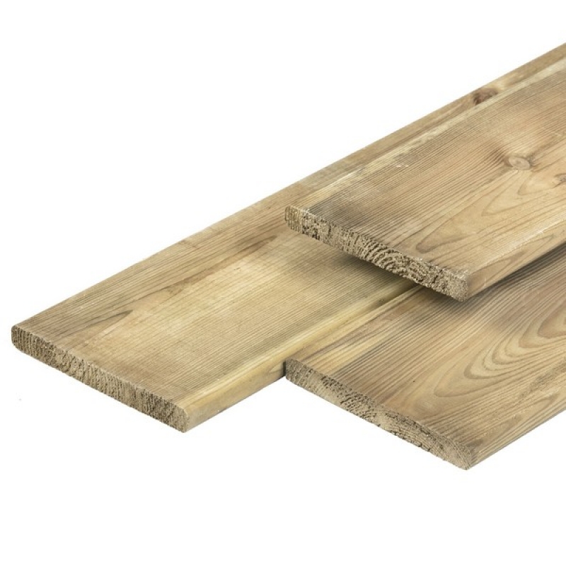 Geïmpregneerd grenen plank - 1,7 cm dik