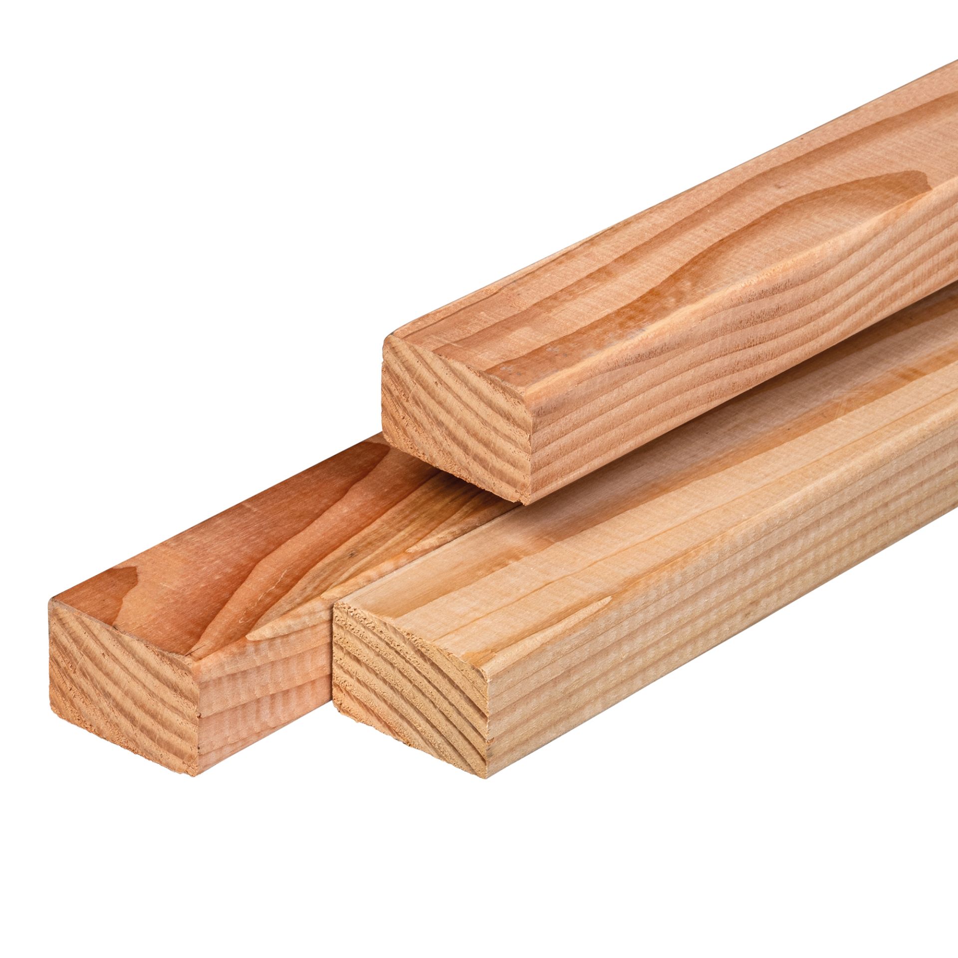 Lariks / Douglas kepers - geschaafd - 4,5 x 7 cm