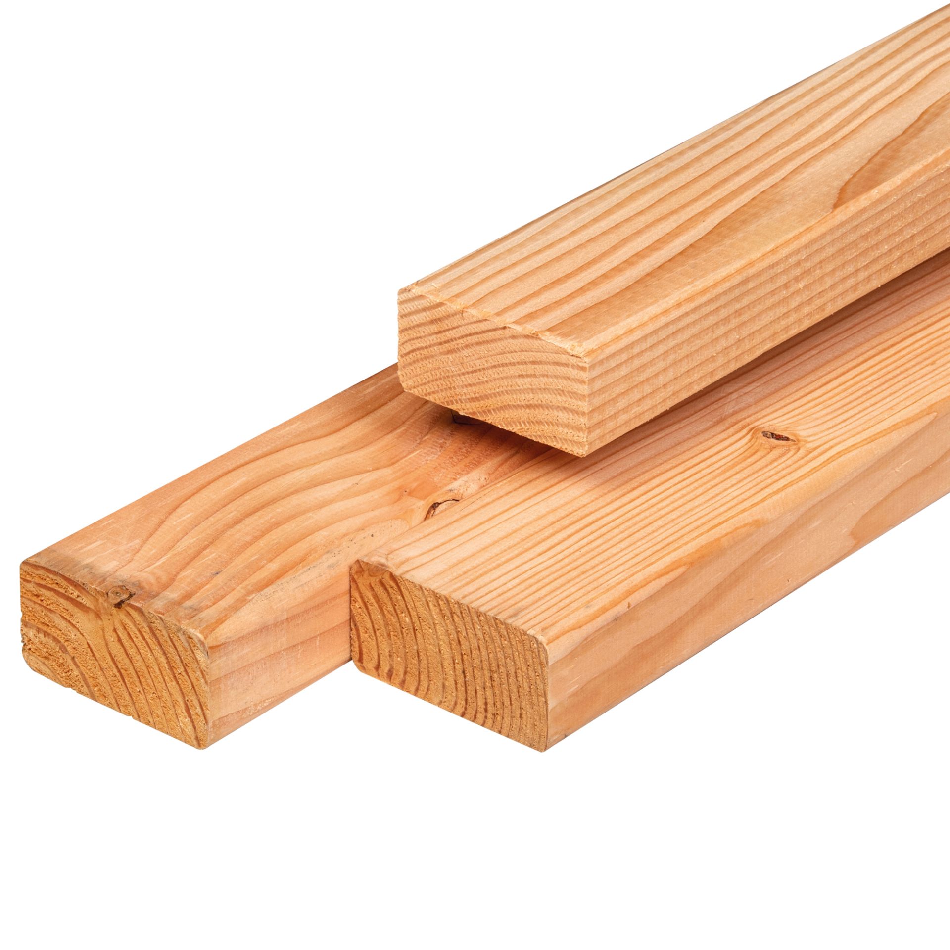 Lariks / douglas kepers - geschaafd - 4,5 x 9 cm