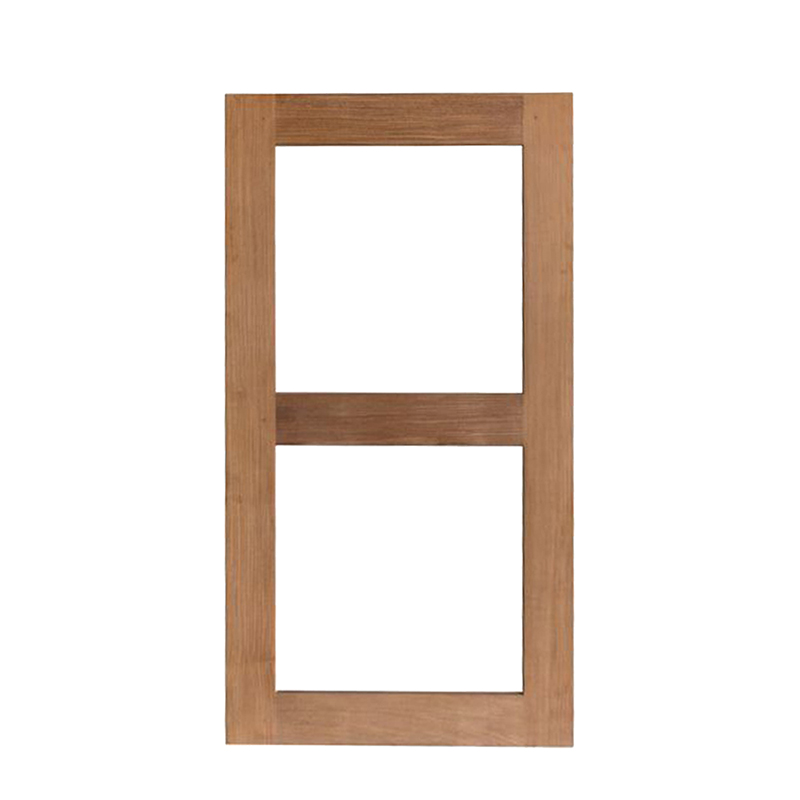 Hardhout deur/poort kader - zwaar model - enkel