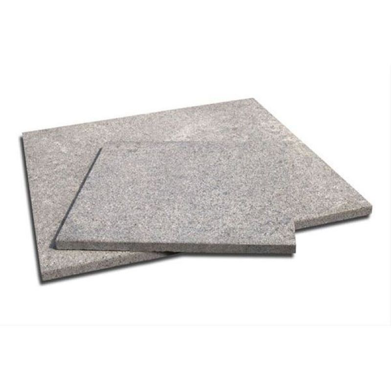Graniet terrastegel - Gevlamd - 20 x 20 cm