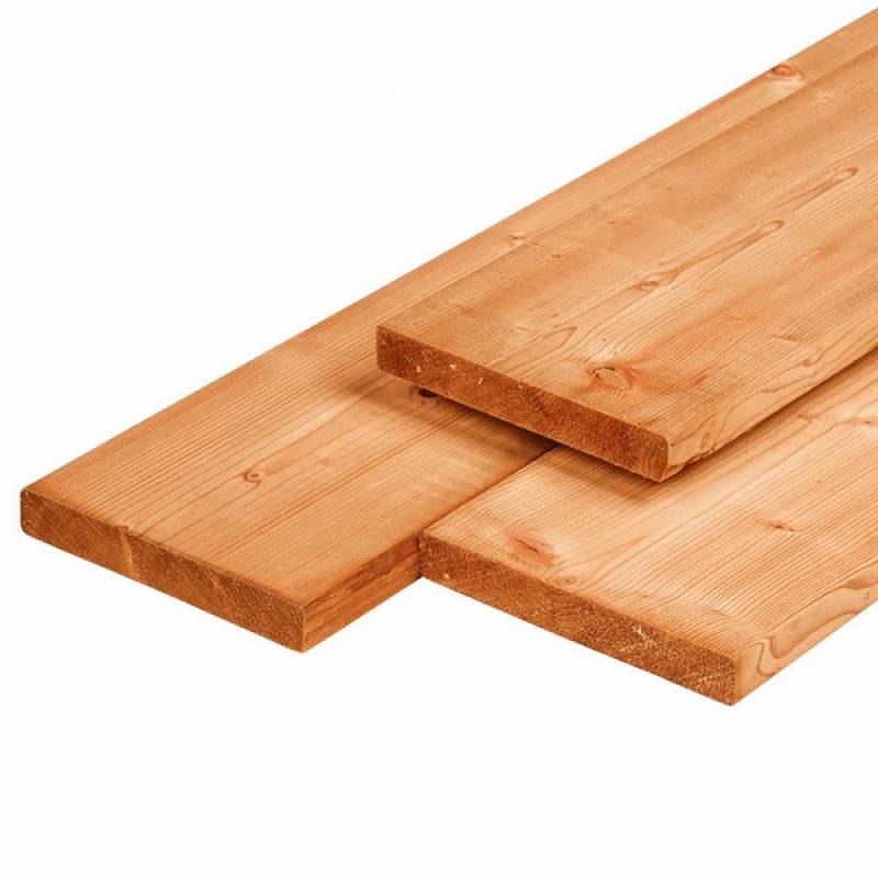 Red Class Wood plank - geschaafd/fijnbezaagd