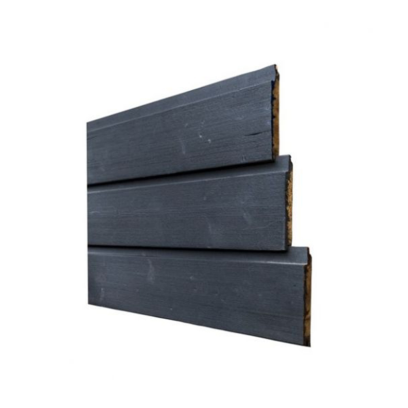 Thermowood planchet - 1,8 cm dik - zwart