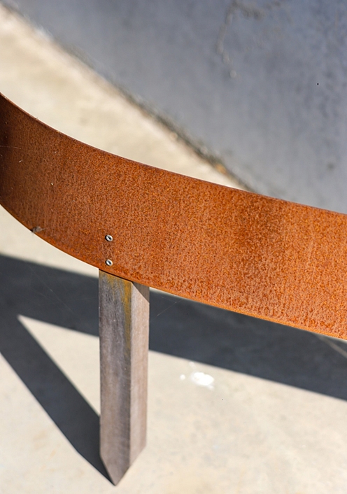 Kantopsluiting afboording – cortenstaal