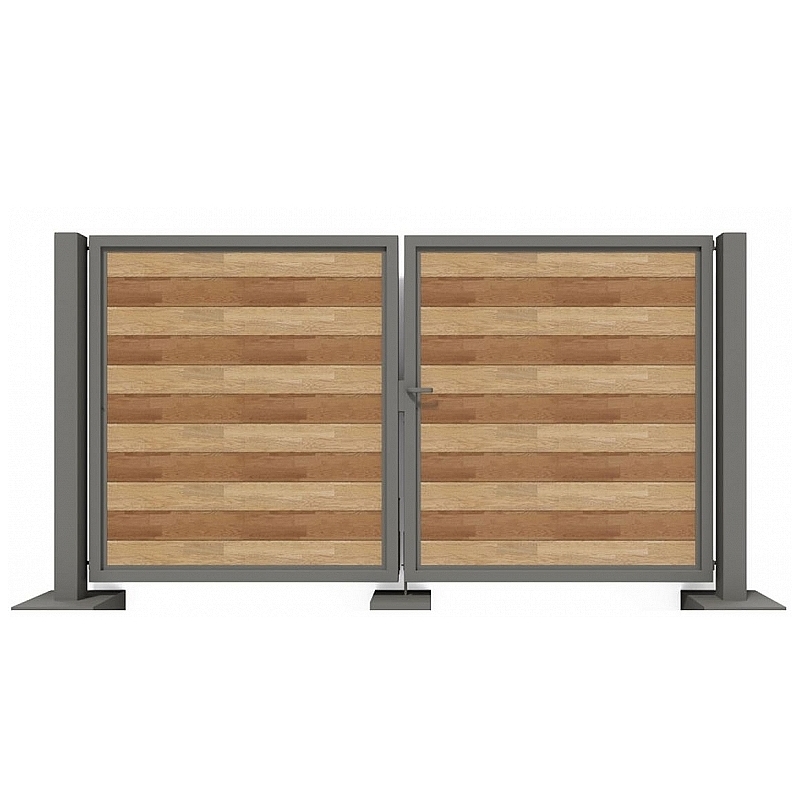 Metalen poortkader - zwaar model - dubbel