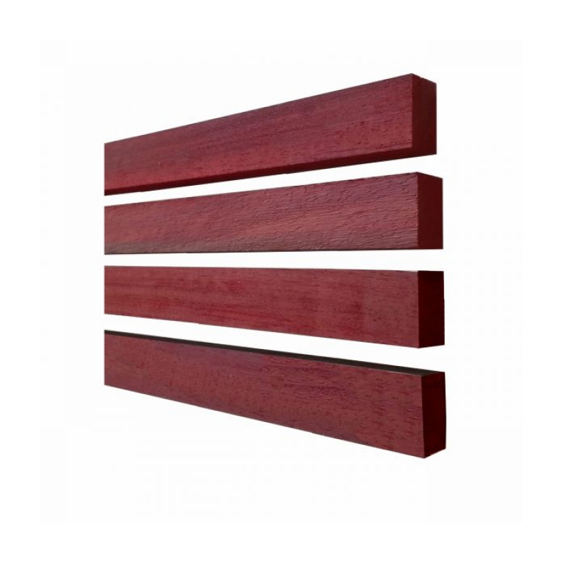 2m² - Padouk latten - lengte 185 cm