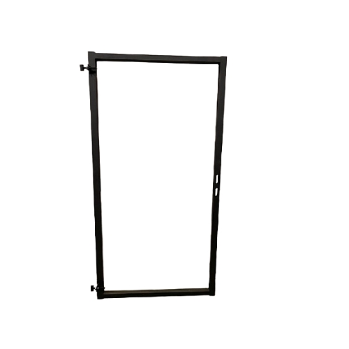 Metalen poortkader licht model (zwart) - blokhutplanken