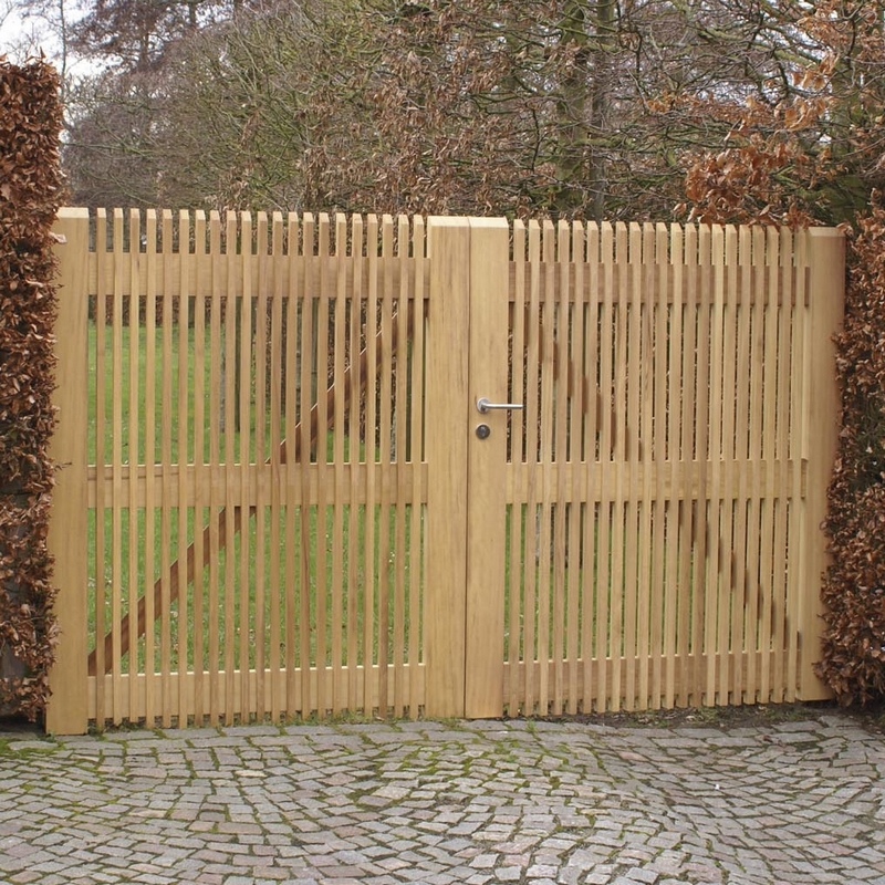 Draaipoort 'Ronda' - Iroko