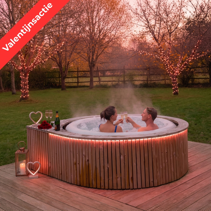 Simtub 4  - Houten omkadering voor hottub