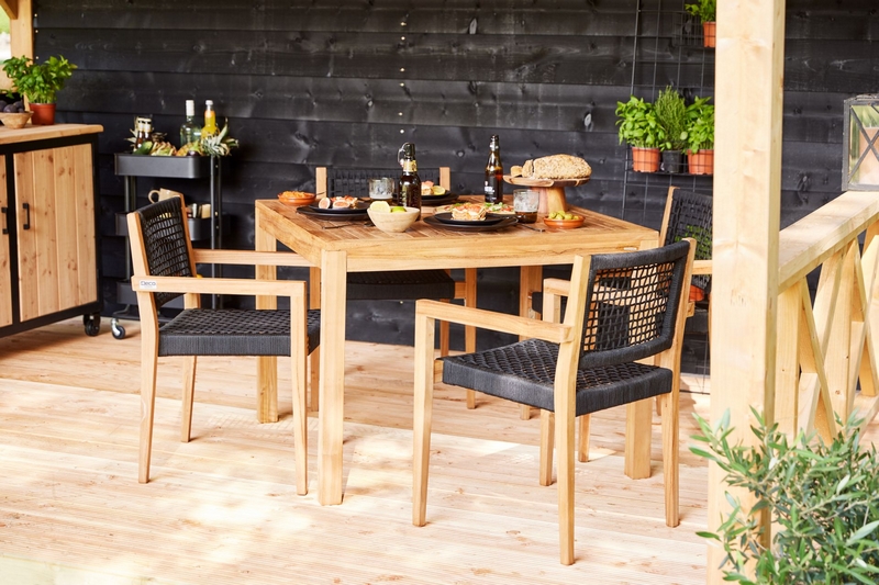 Tuintafel Teak - Vierkant