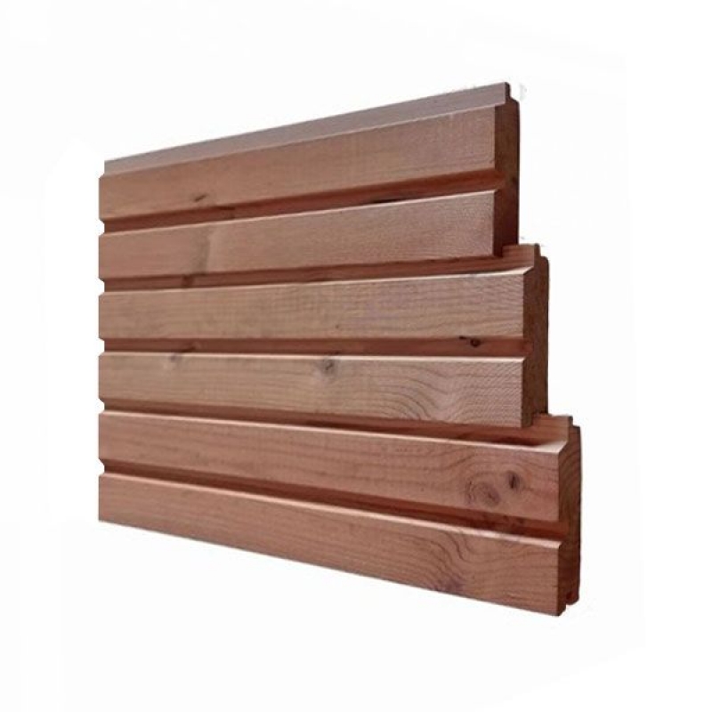 11,2m² - Thermowood blokprofiel dubbel - lengte 360 cm