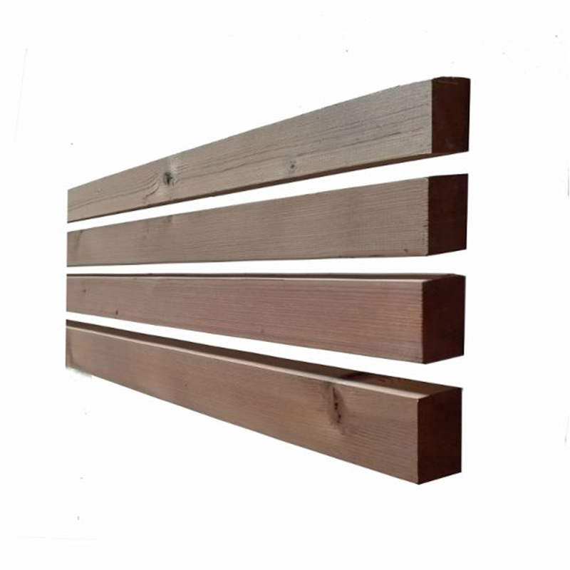 7,6m² - Thermowood parallellogram - lengte 420 cm