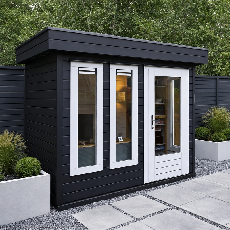 Tuinkantoor 'Boet' - Vuren - 2,4 x 1,8 m