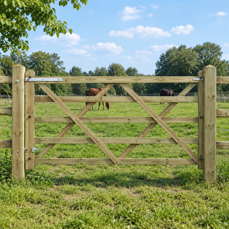 Engelse weidepoort - Grenen
